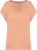 Native Spirit - Eco-friendly ladies' loose V-neck t-shirt (Apricot)