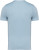 Native Spirit - Eco-friendly men's raw edge collar t-shirt (Aquamarine)
