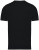 Native Spirit - Eco-friendly men's raw edge collar t-shirt (Black)