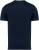 Native Spirit - Eco-friendly men's raw edge collar t-shirt (Navy Blue)