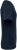 Native Spirit - Eco-friendly men's raw edge collar t-shirt (Navy Blue)