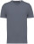 Native Spirit - Eco-friendly men's raw edge collar t-shirt (Mineral Grey)