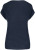 Native Spirit - Eco-friendly Damen-T-Shirt aus Leinen mit V-Ausschnitt (Navy Blue)