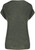 Native Spirit - Eco-friendly ladies' V-neck linen t-shirt (Organic Khaki)