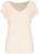 Native Spirit - Eco-friendly ladies' V-neck linen t-shirt (Ivory)