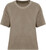 Native Spirit - Eco-friendly Damen-Terry Towel-T-Shirt (Cream Coffee)