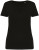 Native Spirit - Eco-friendly T-Shirt mit V-Ausschnitt Damen (Black)