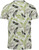 Native Spirit - Men’s eco-friendly tropical print t-shirt (Ivory Palm Leaves)