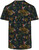 Native Spirit - Men’s eco-friendly tropical print t-shirt (Navy Paradise Bird)