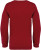 Native Spirit - Eco-friendly kids' round neck sweatshirt (Hibiscus Red)