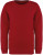 Native Spirit - Eco-friendly kids' round neck sweatshirt (Hibiscus Red)