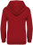 Native Spirit - Eco-friendly Kapuzensweatshirt für Kinder (Hibiscus Red)
