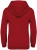 Native Spirit - Eco-friendly kids' hooded sweatshirt (Hibiscus Red)