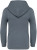 Native Spirit - Eco-friendly Kapuzensweatshirt für Kinder (Mineral Grey)