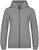 Native Spirit - Eco-friendly kids' full zip hooded sweatshirt (Moon Grey Heather)