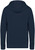 Native Spirit - Unisex eco-friendly French Terry hooded sweatshirt (Washed Navy Blue)