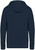 Native Spirit - Unisex eco-friendly French Terry hooded sweatshirt (Washed Navy Blue)