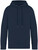 Native Spirit - Unisex eco-friendly French Terry hooded sweatshirt (Washed Navy Blue)