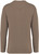 Native Spirit - Unisex eco-friendly French Terry faded crew neck sweatshirt (Washed Cream Coffee)