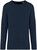 Native Spirit - Unisex eco-friendly French Terry faded crew neck sweatshirt (Washed Navy Blue)