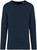 Native Spirit - Ausgewaschenes umweltfreundliches Unisex Sweatshirt mit Rundhalsausschnitt aus French Terry (Washed Navy Blue)