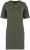 Native Spirit - Umweltfreundliches ausgewaschenes Damen-T-Shirt-Kleid (Washed Organic Khaki)