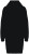 Native Spirit - Eco-friendly ladies' hooded sweatshirt dress (Black)