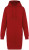 Native Spirit - Eco-friendly Sweatshirtkleid (Hibiscus Red)