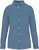 Native Spirit - Eco-friendly ladies' washed shirt (Washed Cool Blue)