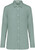 Native Spirit - Eco-friendly ladies’ linen shirt (Jade Green)