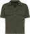 Native Spirit - Eco-friendly ladies' washed lyocell oversized short-sleeved shirt (Washed Organic Khaki)