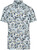 Native Spirit - Men’s eco-friendly plant print shirt (Ivory Floral Blue)