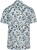 Native Spirit - Men’s eco-friendly plant print shirt (Ivory Floral Blue)