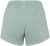 Native Spirit - Eco-friendly ladies' washed French Terry shorts (Washed Jade Green)