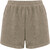 Native Spirit - Eco-friendly ladies' Terry Towel shorts (Cream Coffee)