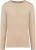 Native Spirit - Eco-friendly men's lyocell round neck jumper (Beige Sand Heather)