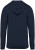 Native Spirit - Eco-friendly men's lyocell full zip hooded jumper (Navy Blue)
