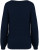 Native Spirit - Eco-friendly ladies’ merino wool round neck jumper (Navy Blue)