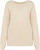 Native Spirit - Eco-friendly ladies’ merino wool round neck jumper (Ivory)