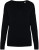 Native Spirit - Umweltfreundlicher Damenpullover mit V-Ausschnitt aus Lyocell (Black)