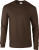 Gildan - Ultra Cotton™ Long Sleeve T- Shirt (Dark Chocolate)