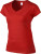 Gildan - Softstyle Ladies´ V-Neck T-Shirt (Red)