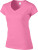 Gildan - Softstyle Ladies´ V-Neck T-Shirt (Azalea)