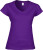 Gildan - Softstyle Ladies´ V-Neck T-Shirt (Purple)