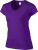 Gildan - Softstyle Ladies´ V-Neck T-Shirt (Purple)