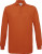 B&C - Polo Safran Longsleeve / Unisex (Pumpkin Orange)