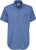 B&C - Shirt Oxford Short Sleeve /Men (Blue Chip)