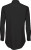 B&C - Poplin Shirt Black Tie Long Sleeve / Men (Black)