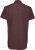B&C - Poplin Shirt Black Tie Short Sleeve / Men (Luxurious Red)
