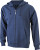 James & Nicholson - Men's Hooded Jacket (Navy)